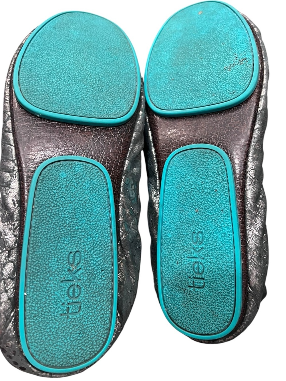 Rare Retired Tieks Drago Metallic Dragon Scale Flats Size 12 - Picture 4 of 6